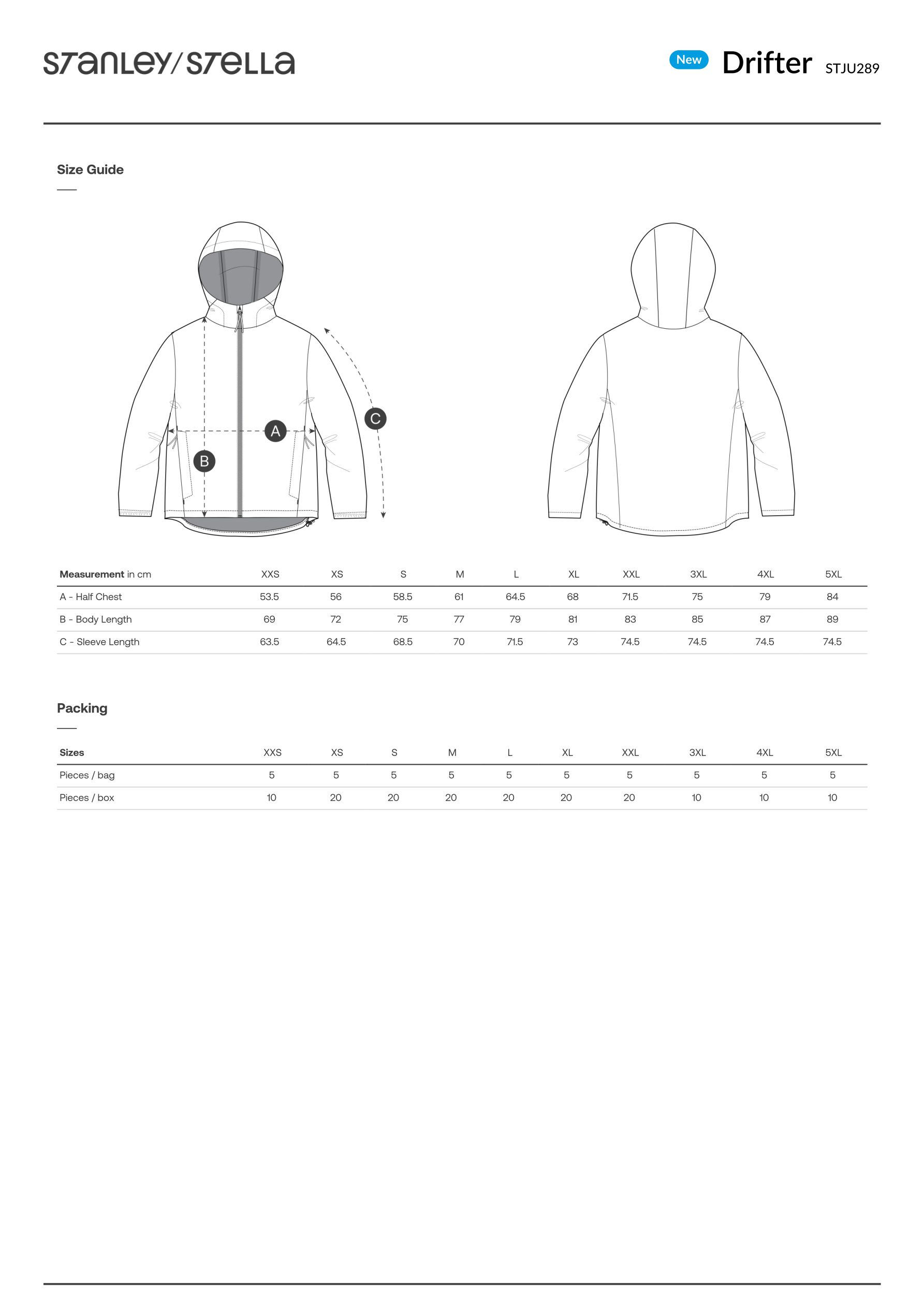 There was an error retrieving the size guide for this product. Please contact our support team to report the error and get the size information. Thank you!